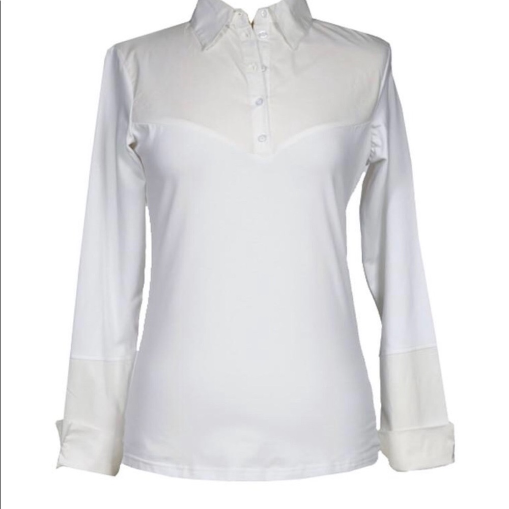 Junee collar shirt white long sleeve 18 century s